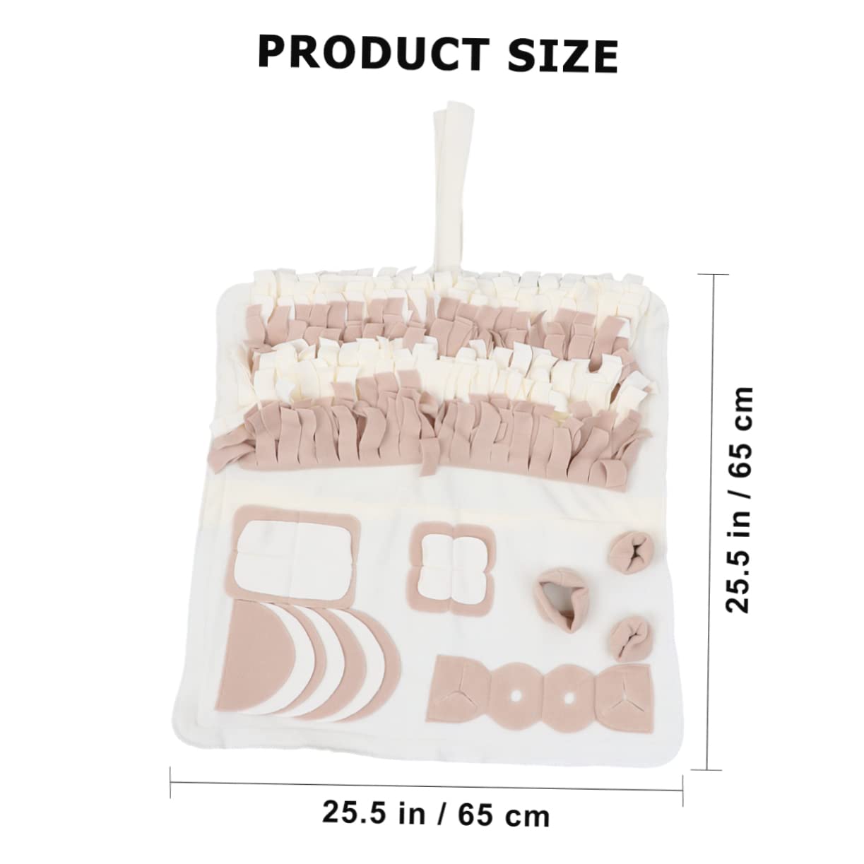 Kisangel Tapis de Fouille pour Chien, Tapis D’Alimentation Lent en Peluche, Lavable, pour Activités Intérieures et Stimulation de L’odorat