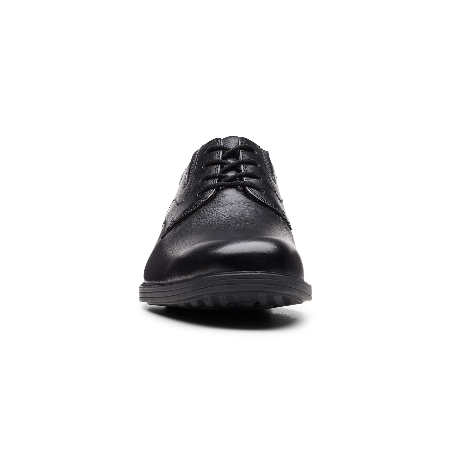 Clarks Whiddon Plain Mens Black Leather, 13