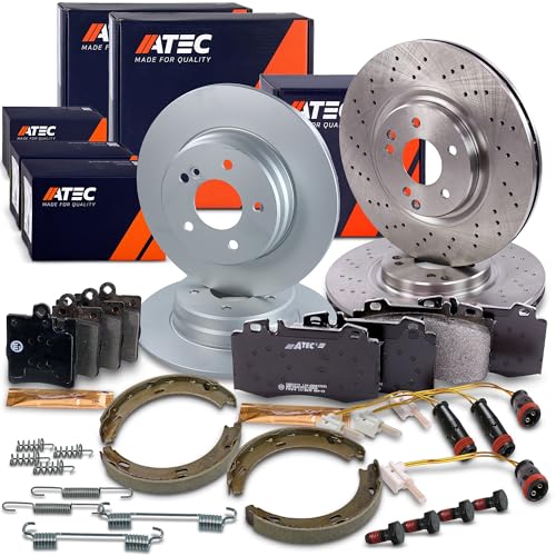 Kit freinage ventilé ATEC évite la surchauffe pour Mercedes Classe C W203