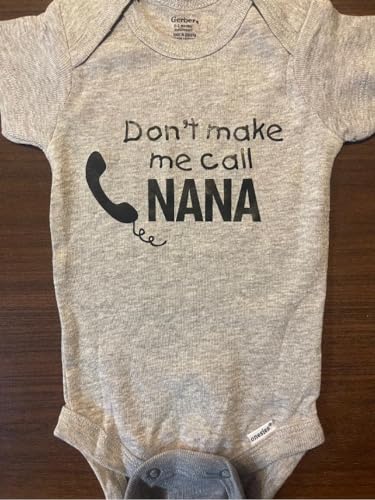 Don't make me call my nana funny toddler shirt little kids grandma grandmom Mom Mom Nonna t-shirt3