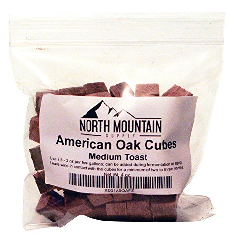 North Mountain Supply - AMTC-4oz American Oak Cubes (Medium Toast, 4 Ounce)