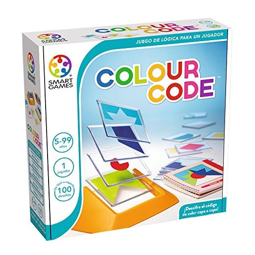 Smart Games - Color Code | Juegos Educativos Niños 5 Años O Más | Rompecabezas Niños | Juegos De Mesa Niños 5 Años O Más | Regalo Niño 5 Años