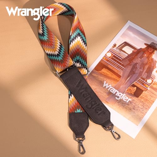 Image of Wrangler Strap Western Purse Straps Replacement Crossbody Handbag Adjustable Aztec Wide Guitar Strap