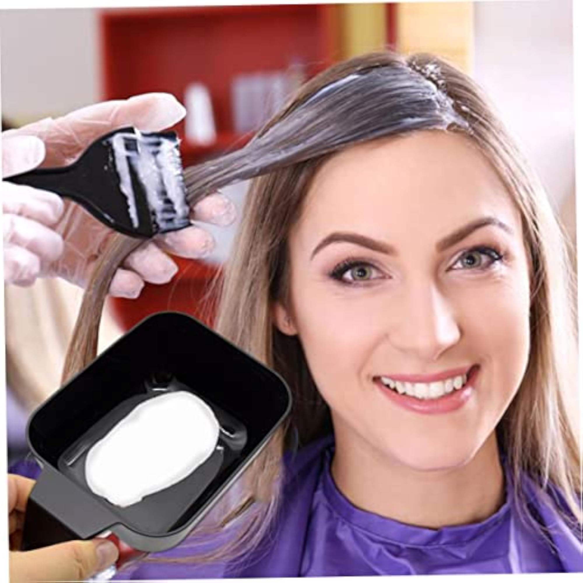 4pcs Hair Dye Mixing Bowls, Tinting Tool Set