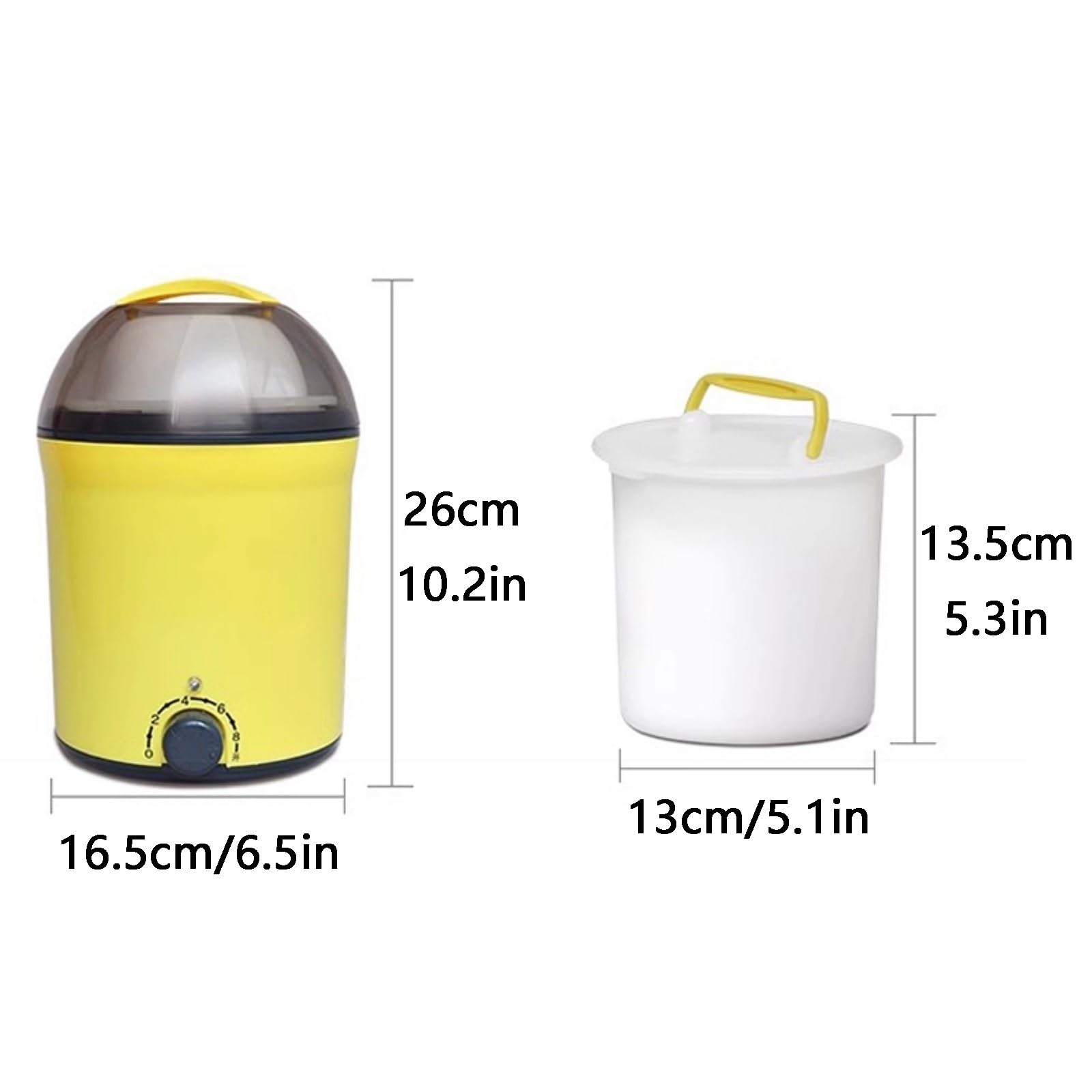 Yaourtière Multifonction, Machine À Yaourt, Minuterie Réglable, Capacité de 1500 Ml, Fermentation À Température Constante, pour La Préparation De Natto et De Vin De Riz