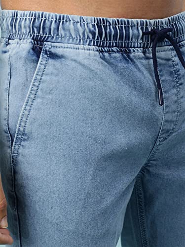 Image of Veirdo Pure Cotton Slim Fit Full Length Mid Rise Jeans for Men