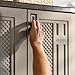 Suncast Tall Storage Cabinet, Platinum Resin Outdoor & Garage Storage Cabinet with Doors & Shelves, Plastic, Weather-Resistant, Lockable, Freestanding Utility Closet for Tools & Supplies, Made in USA