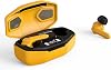 True Wireless Bluetooth 5.1 Games Earbuds, IPX5 Waterproof Stereo Earphones In-Ear Touch Control with 240Mah Charging Case And LED Power Display,Yellow [Energy Class A]
