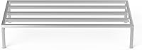Vista 84 de 60" Long x 24" Wide Height: 12" Off The Floor Aluminum Dunnage Rack Storage in Restaurant, Kitchens and Garages and More!