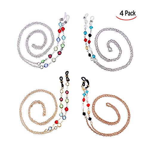 Iwobi 4 pezzi Cordino di Occhiali,Corda per