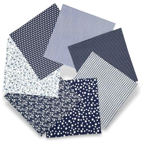 Grade Cotton Quilting Fabric Bundle, 100% Cotton Floral Print Patchwork