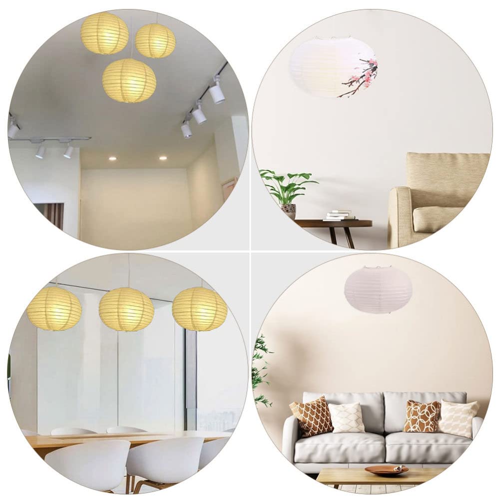 2 Abat-jour Papier Pliable Style Lanterne Japonaise – Déco Luminaire Suspendu Moderne - 12