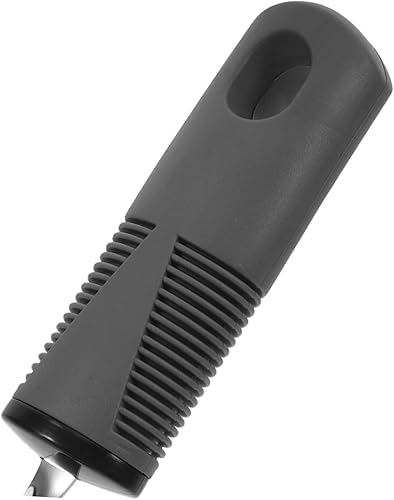 Miniatura 3 de Zerodeko Juego de utensilios con peso adaptativo para ancianos, juego de cuchara y tenedor de 4 piezas, asas antideslizantes para temblores de manos