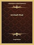 Is it God's Word