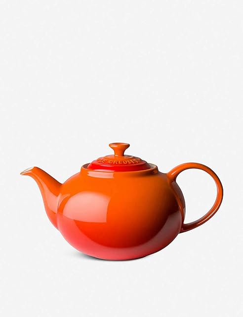 Le Creuset PG0328-002 tradycyjny czajniczek z kamionki, 1,4 l, płomień