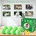 VITAFOR Cat Deterrent Outdoor, 10 Pack Natural Peppermint Oil Cat Deterrent Balls Outdoor Indoor Keep Cats Out of Yard Garden Lawn Prevent Scratch and Chew (Green)