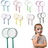 Lente d'ingrandimento per bambini, 18 pezzi, multicolore