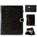 Produktbild Artfeel Glitzer Hülle Kompatibel mit iPad 2/3/4,Bling Glänzend Slim Leder Brieftasche Stand Schutzhülle Flip Magnetisch Smart Auto Wach/Schlaf Hülle,Schwarz