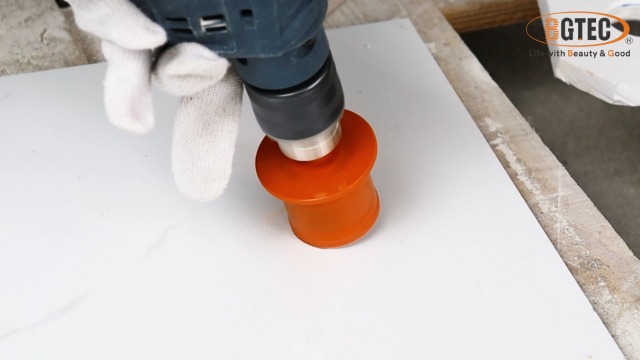 BGTEC Diamond Hole Saw 40mm for Sink Faucet Hole, Vacuum Brazed