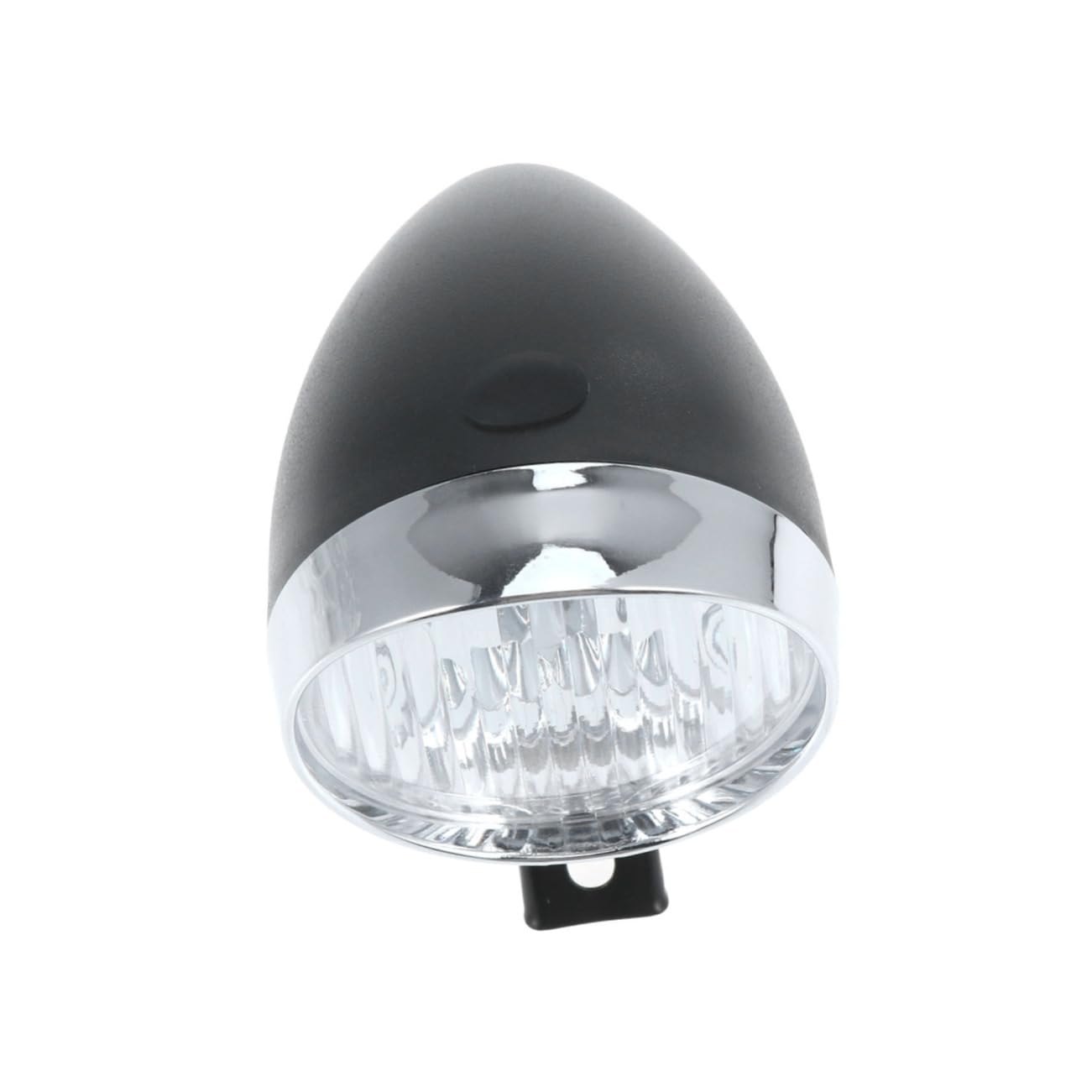 SUPVOX 1Set Retro Vintage LED Headlight for Mountain Bikes Elegant Cycling Light Button for Evening Rides Durable Bike Accessory Black