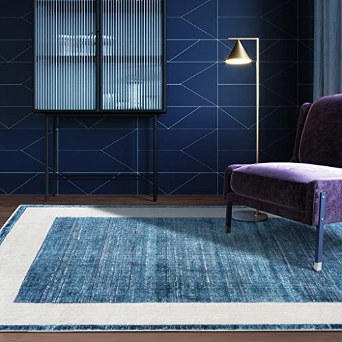 tapijt Modern Rugs tapijt in de woonkamer Slaapkamer Nachtlampjes Deken Soft Lambskin Carpet Fluffy gebied tapijt Koffietafel Mat Vloerkleden (Color : Blue, Grootte : 200 * 300cm) - Afbeelding 5