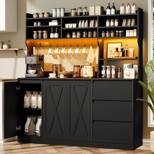 Gyfimoie Farmhouse Pantry Cabinet