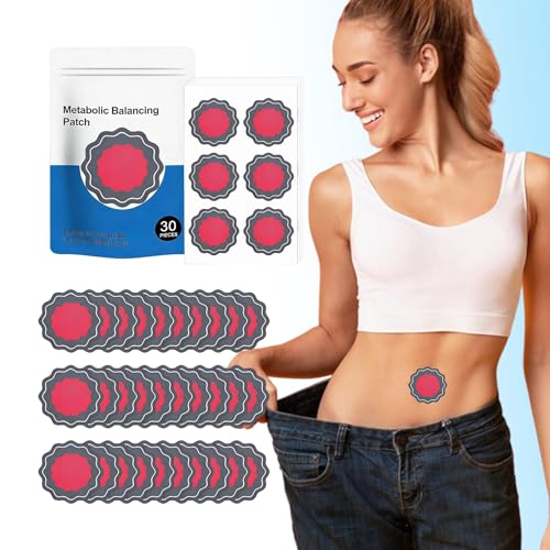 Abnehmpflaster – 30 Stück Metabalance Patch zur Figurpflege, Slim Patch mit pflanzlichen Extrakten, Figurpflege-Pflaster für Bauch & Taille, diskret & hautfreundlich