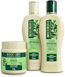 Kit Bio Extratus Antiqueda Jaborandi (250mL/g) Shampoo, Condicionador e Banho de Creme