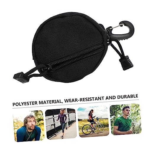 TOYANDONA Multi-purpose Utility Pouch Belt Hook Storage Bag for Headphones Coins Earbuds Sortable Compartments for Sports Hiking4