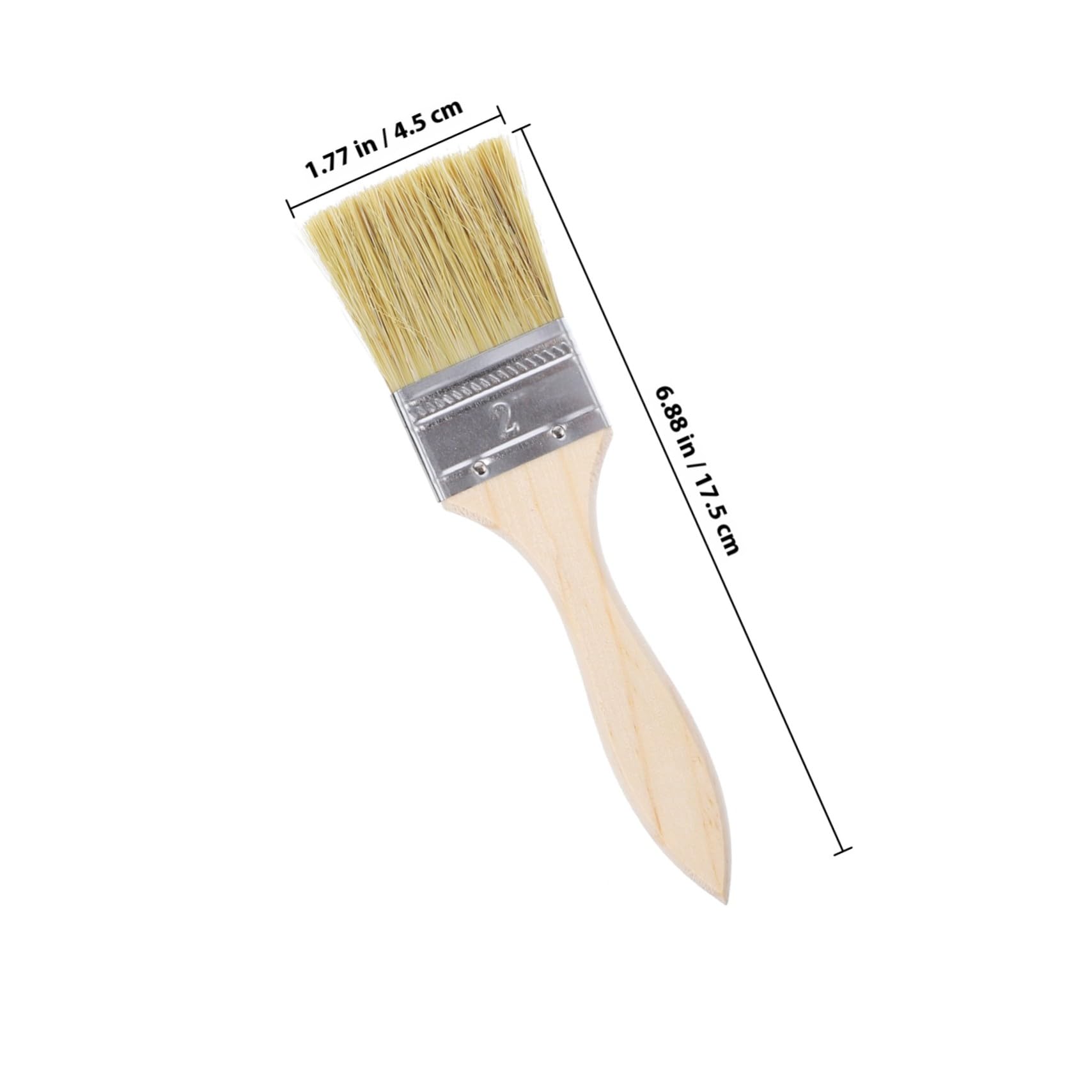 Set de 23 Pinceles de Cerdas Mango de Madera Beige