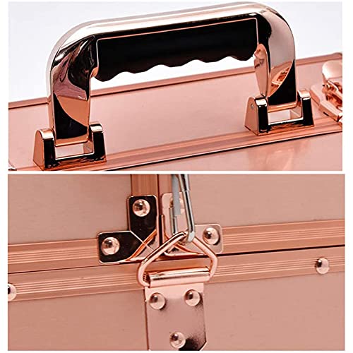 Tragbare Beauty-Koffertasche, Beauty-Aufbewahrungs-Kosmetikkoffer 3-Lagiger Großer Raum Professionelle Kosmetikkoffer… – Bild 7