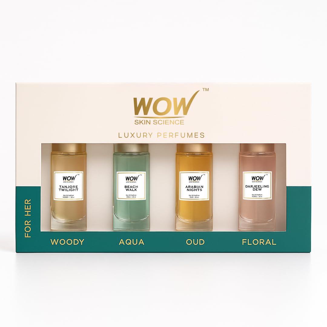 WOW Skin Science Luxury Perfumes for Women | Pack of 4 | Floral, Woody, Oud & Aqua Fragrances | Long-Lasting & Travel-Friendly | Luxury Perfume Gift Set for Women | 80 ml-picture-41