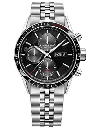Raymond Weil Men's 7731-ST1-20621 Freelancer Analog Display Swiss Automatic Silver Watch