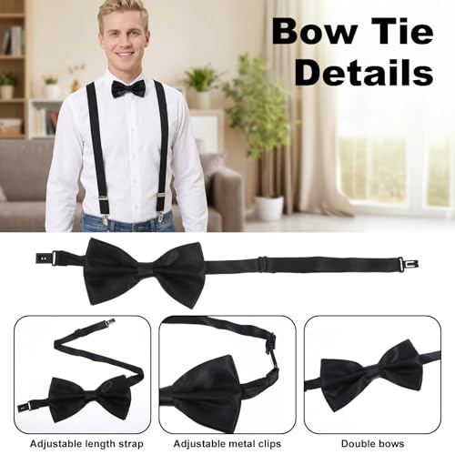 Set de Tirantes y Corbata de Moño para Hombre miniatura 5