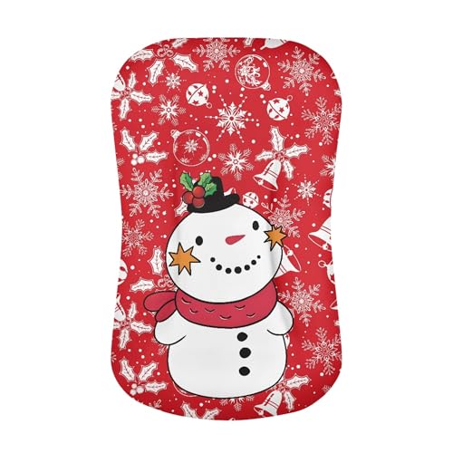 Zanxiantu Christmas Day Baby Lounger Pillow Cover for Newborn Baby Sleeping Nest Soft Infant Snuggle Me Baby Lounger 0-24 Months Crib Cover Red