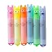 Produktbild Oyfel Textmarker Permanent Marker Pen Stationary Verschiedene Farben 6 Stück Spitze Spitze für Notizen Studenten Niedlich Cartoon Muster