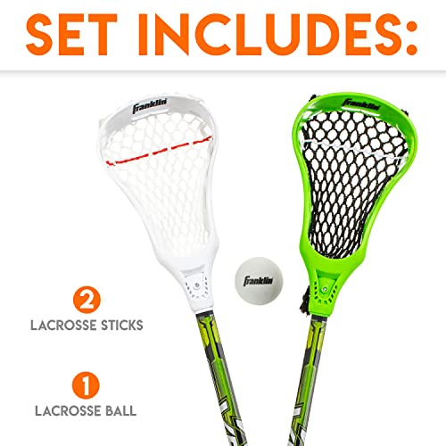 Franklin Sports Future Champs Youth Lacrosse Set - 32 In - Blue + Green - image 2