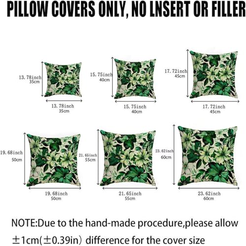 Housse coussin 60x60cm lin imperméable de qualité supérieure double face - 6