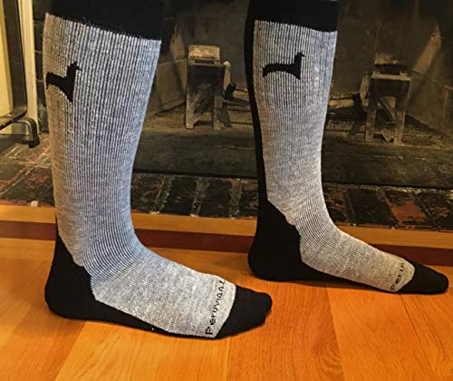 Alpaca Socks Treated with Aloe Vera for Men and Women - Medium Weight Boot Socks 1 Pair2