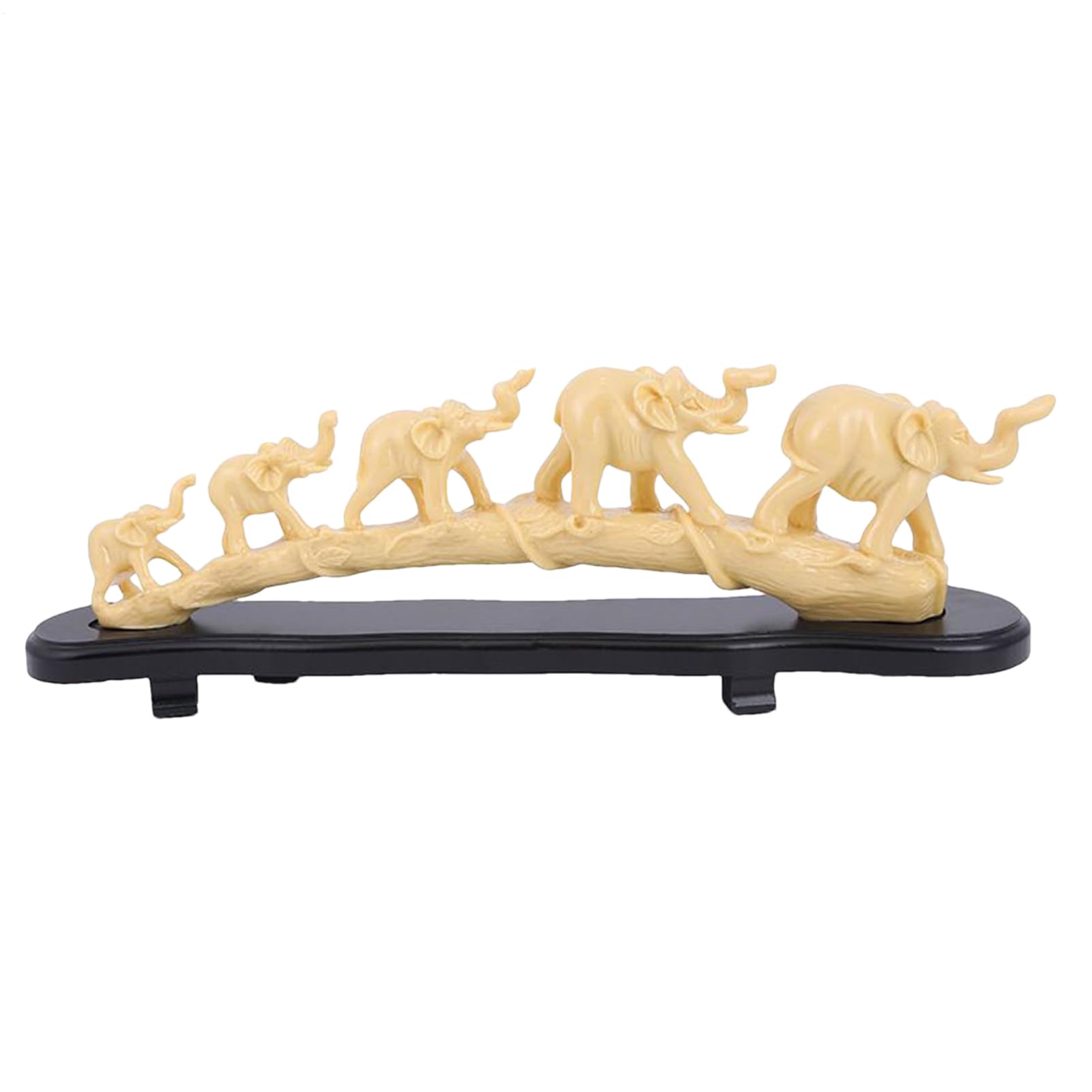 Estatua Elefante Decor Hogar Escultura Animales Coleccionables Resina