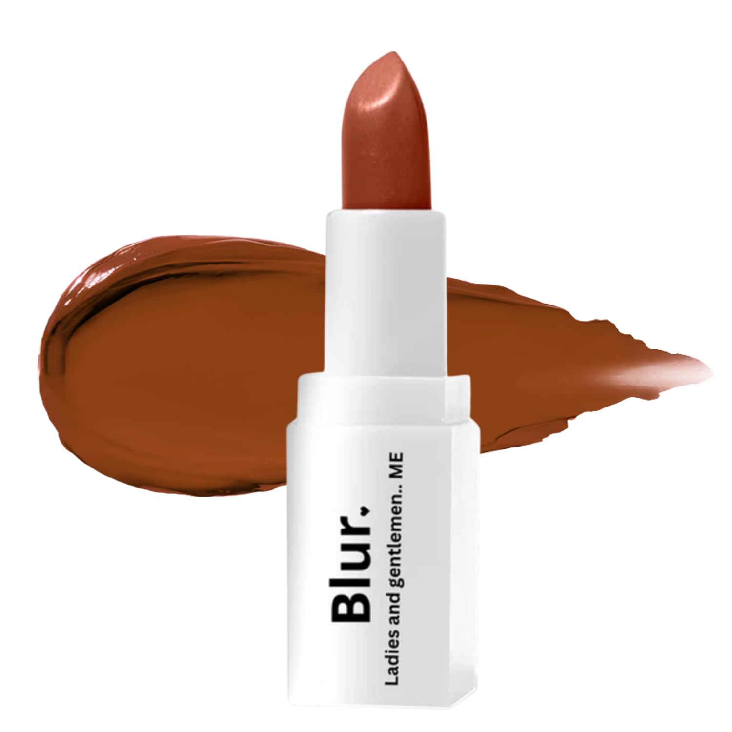 Blur India Creamy Nude Brown Lipstick|Ladies And Gentlemen...ME!|All In 1 - Lipshade, Contour, Blush & Eyeshadow|Velvet Matte Formula|Super-Moisturizing, Hydrating, Long-Lasting with Cocoa Butter|20ml