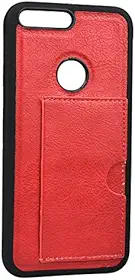 Kroo Capa carteira fina para Google Pixel XL - vermelha