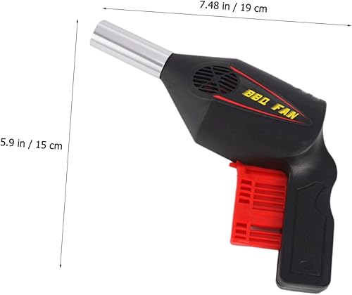 Miniatura 3 de GANAZONO chimenea fuelle soplador ventilador herramientas de parrilla mini ventilador portátil soplador de mano parrilla soplador de fuego mano