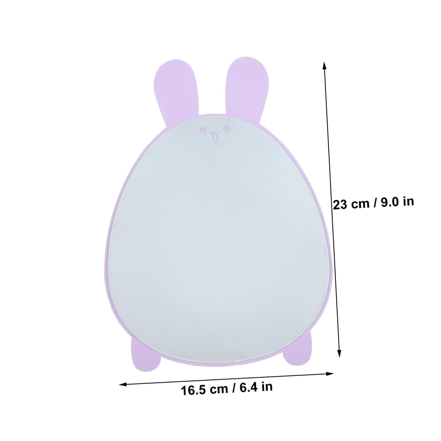 WOFASHPURET Cute Cartoon Table Mirror Aesthetic Folding Makeup Mirror for Lightweight Durable Design for Bedroom Living Office Decor