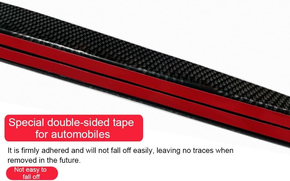 gxybr Car Spoiler Wing for Alfa Romeo 33 Giardinetta 33 Sportwagon 905 907 Wagon Estate 1983-1995, Rear Spoiler Wing Decoration Car Tail Wing Rear Trunk Spoiler for Car Exterior,Black