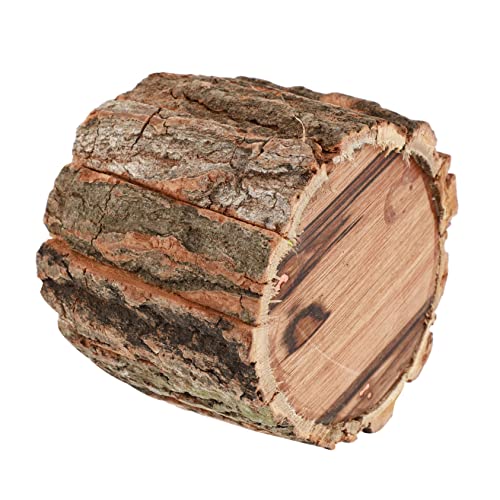 DOITOOL Holzfass Kleiner Holzeimer Baumwurzel-blumentopf...