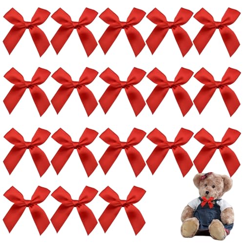 LINGJIA 60 Stück Weihnachtsschleifen, Weihnachtsbaum Deko,...