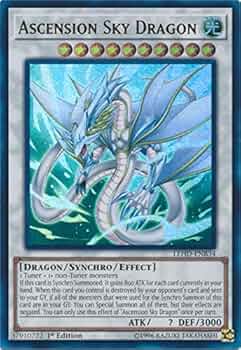 遊戯王OCG デュエルモンスターズ ascension sky dragon PSA10 遊戯王