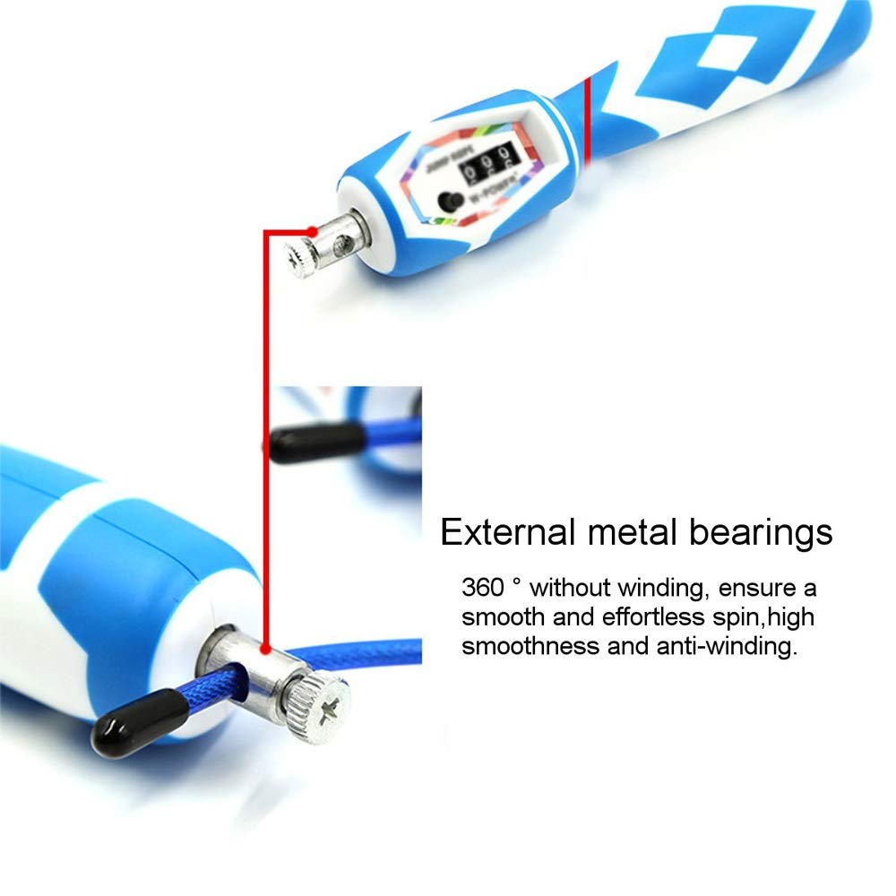 Cuerda para saltar de velocidad de acero ajustable de 300 cm, deportes para perder peso, ejercicio, cuerdas para saltar, Cable para gimnasio en casa, equipo de Fitness
