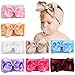 8pcs 5 Zoll Baby Mädchen Haarschleifen Nylon Stirnbänder Grosgrain Band Haarband Elastisches Haar Zubehör für Kinder Kleinkinder Kleinkinder